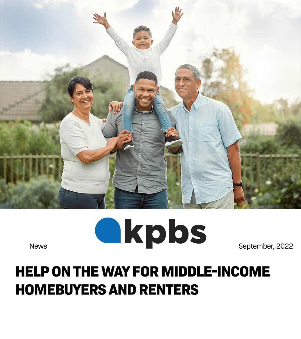 San Diego County program promises help for middle-income homebuyers and renters